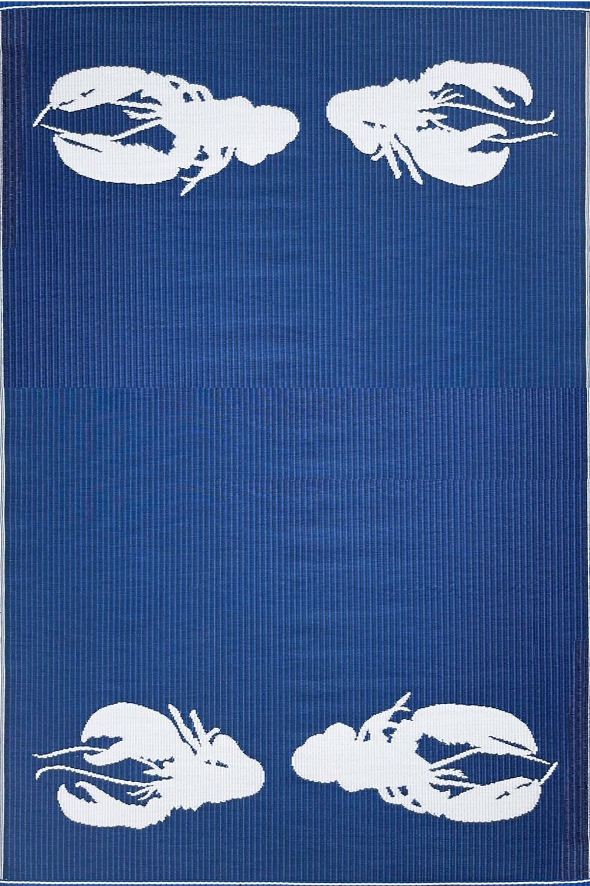Four Lobster Blue & White