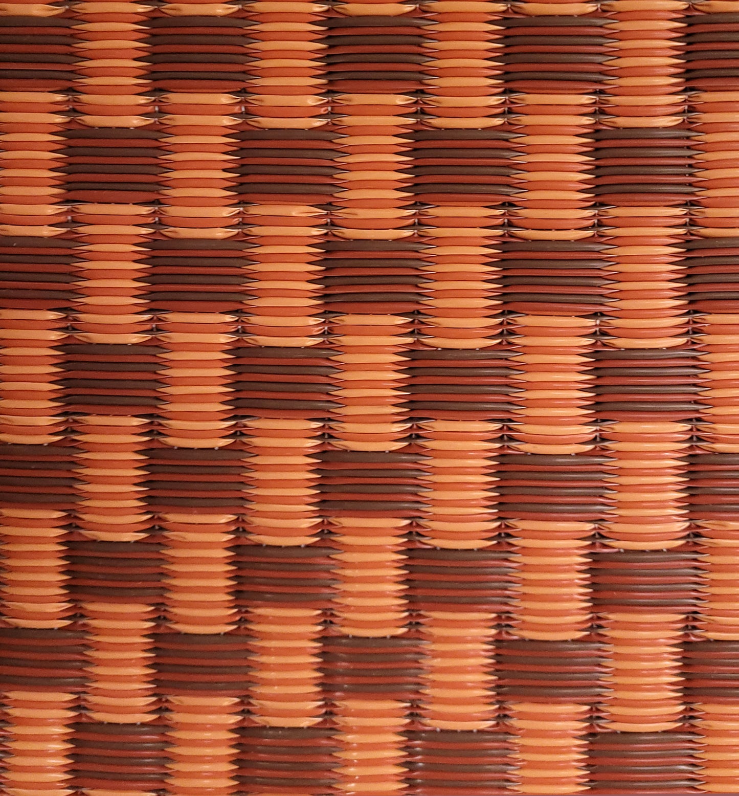 Basket Weave Brown Oxide Outdoor Mat