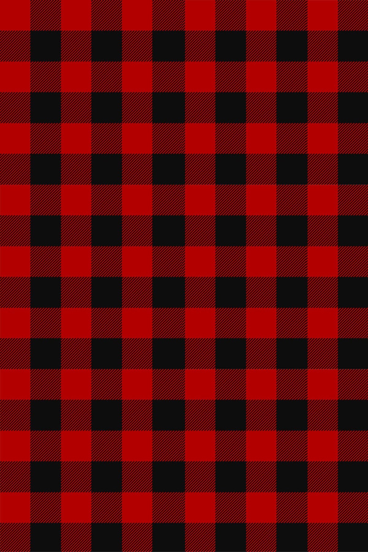 Buffalo Plaid Red & Black Outdoor Mat