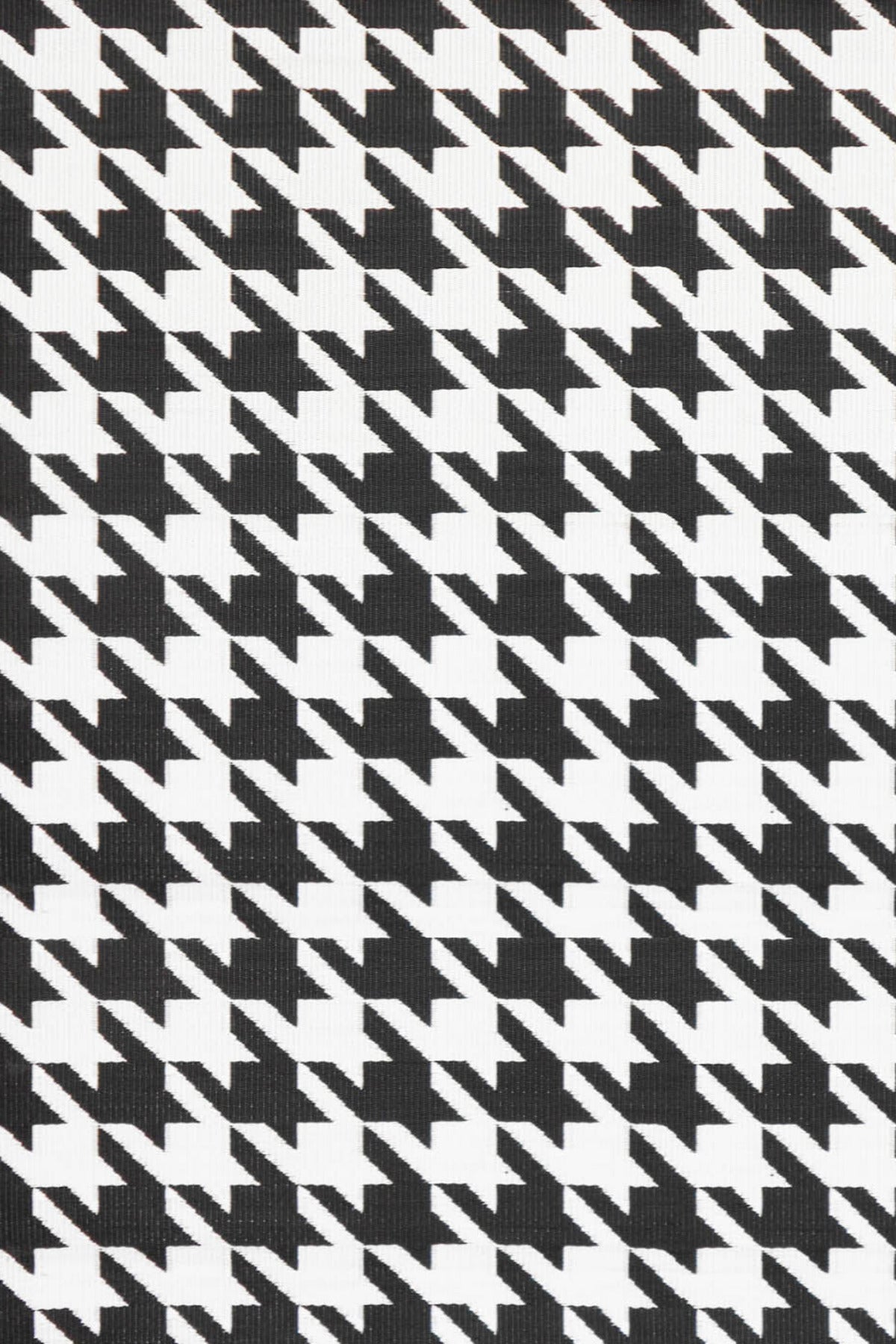 Houndstooth Black & White Outdoor Mat – Mad Mats