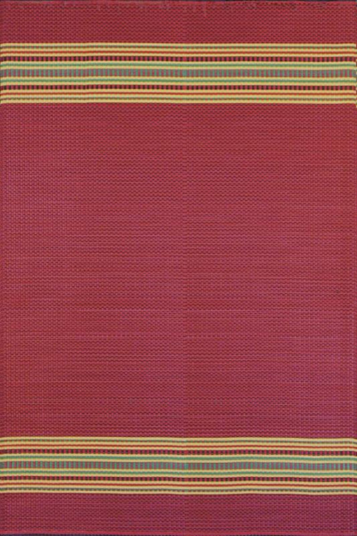 Mad Mats Molly 4' x 6' Indoor/Outdoor Area Rug in Red