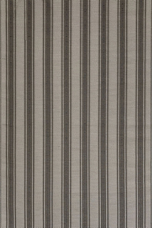 Vertical Stripe Beige Outdoor Mat