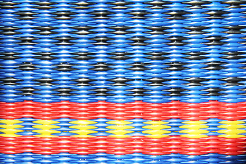 Serape - Dark Blue close up