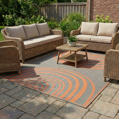 Concentric Orange & Umber