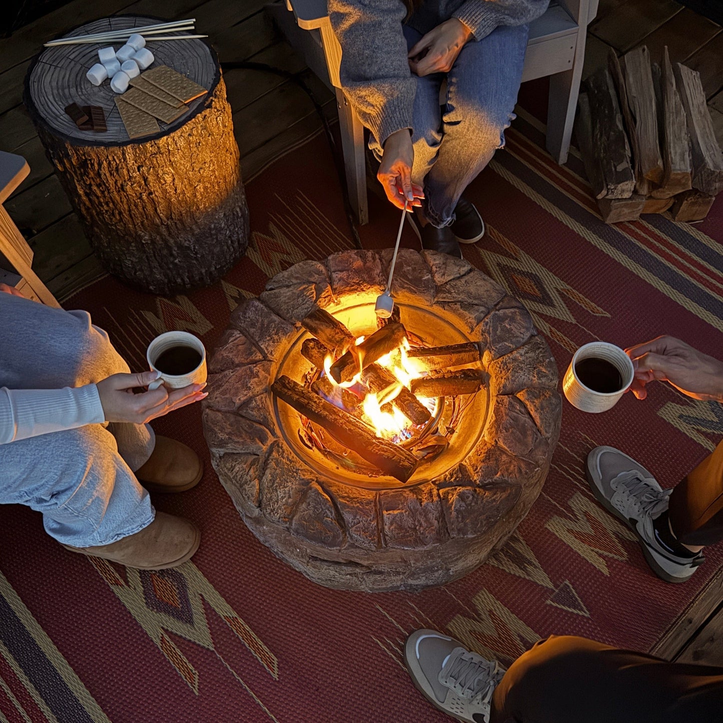 Navajo Dark Red