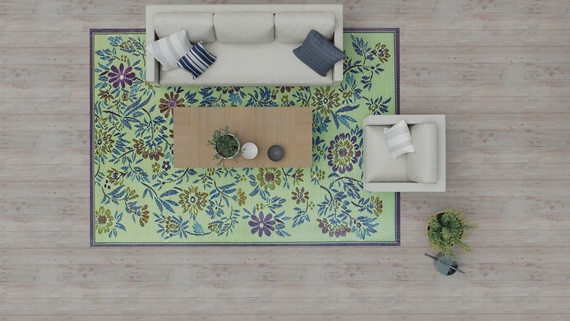 wildflower mat biodegradable seed carpet Mad Mats Wildflower Outdoor Area Rug