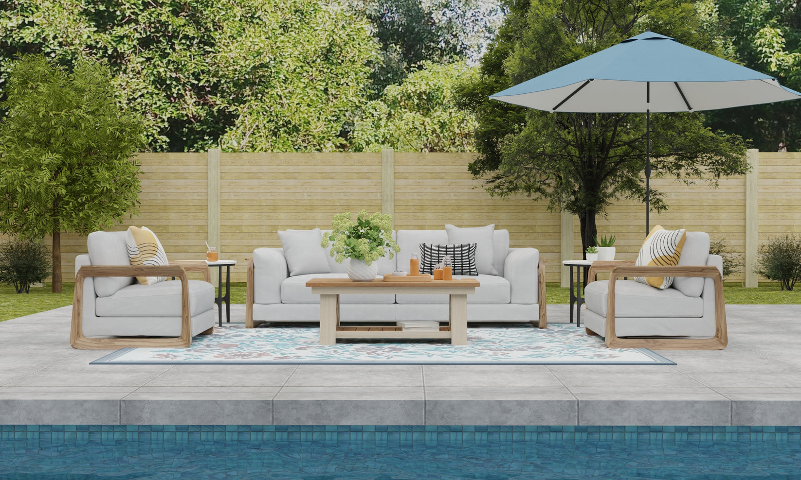 Wildflowers Stone Terra Mad Mats