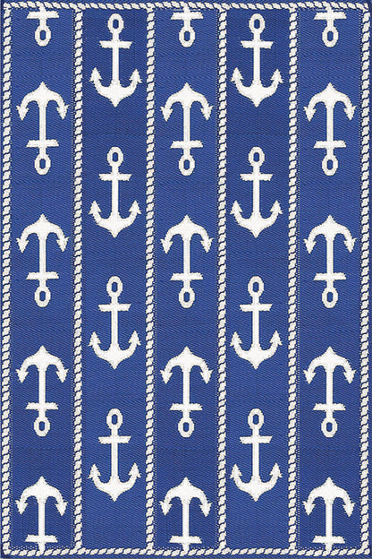 Anchor Blue & White