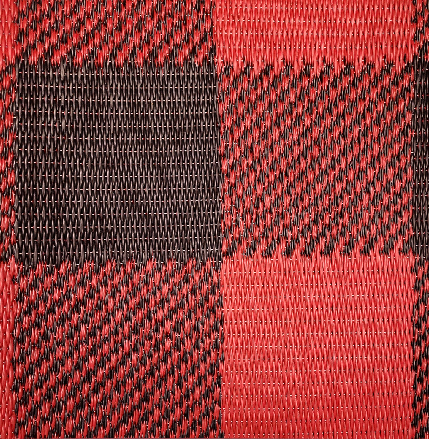 Buffalo Plaid Red & Black Outdoor Mat
