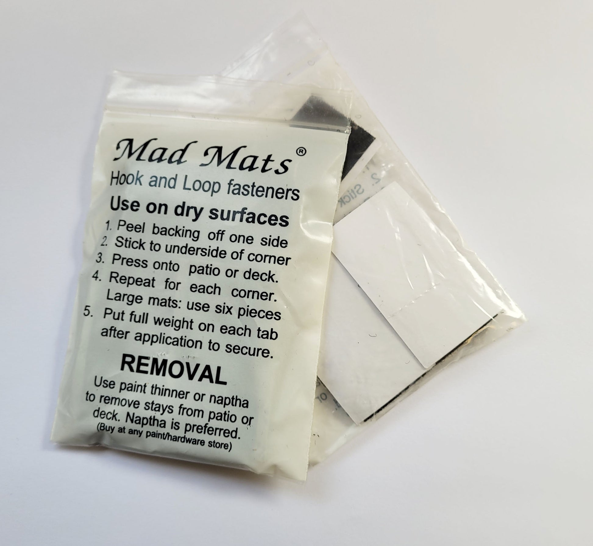 Velcro for Mats (6 pcs in each bag) – Mad Mats