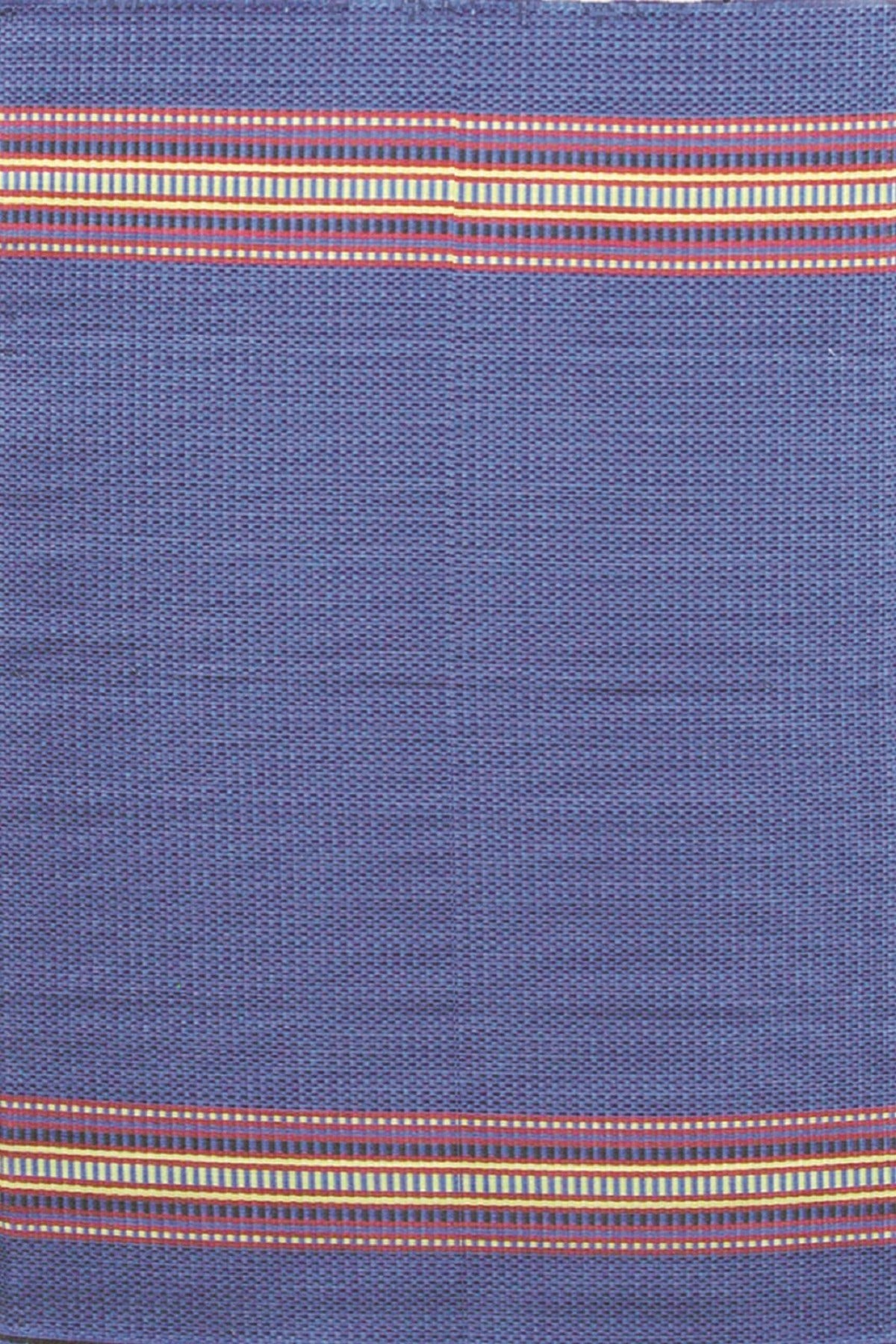 Serape Dark Blue Outdoor Mat