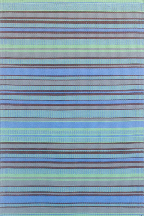 Stripe - Grey/Aqua