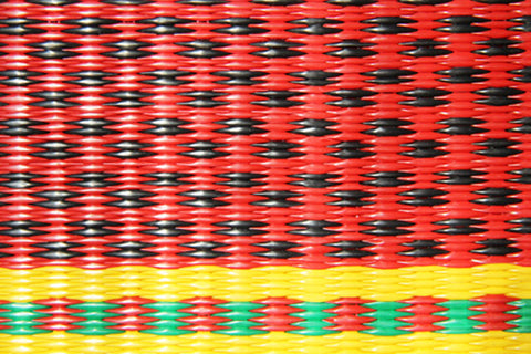 Serape - Dark Red close up