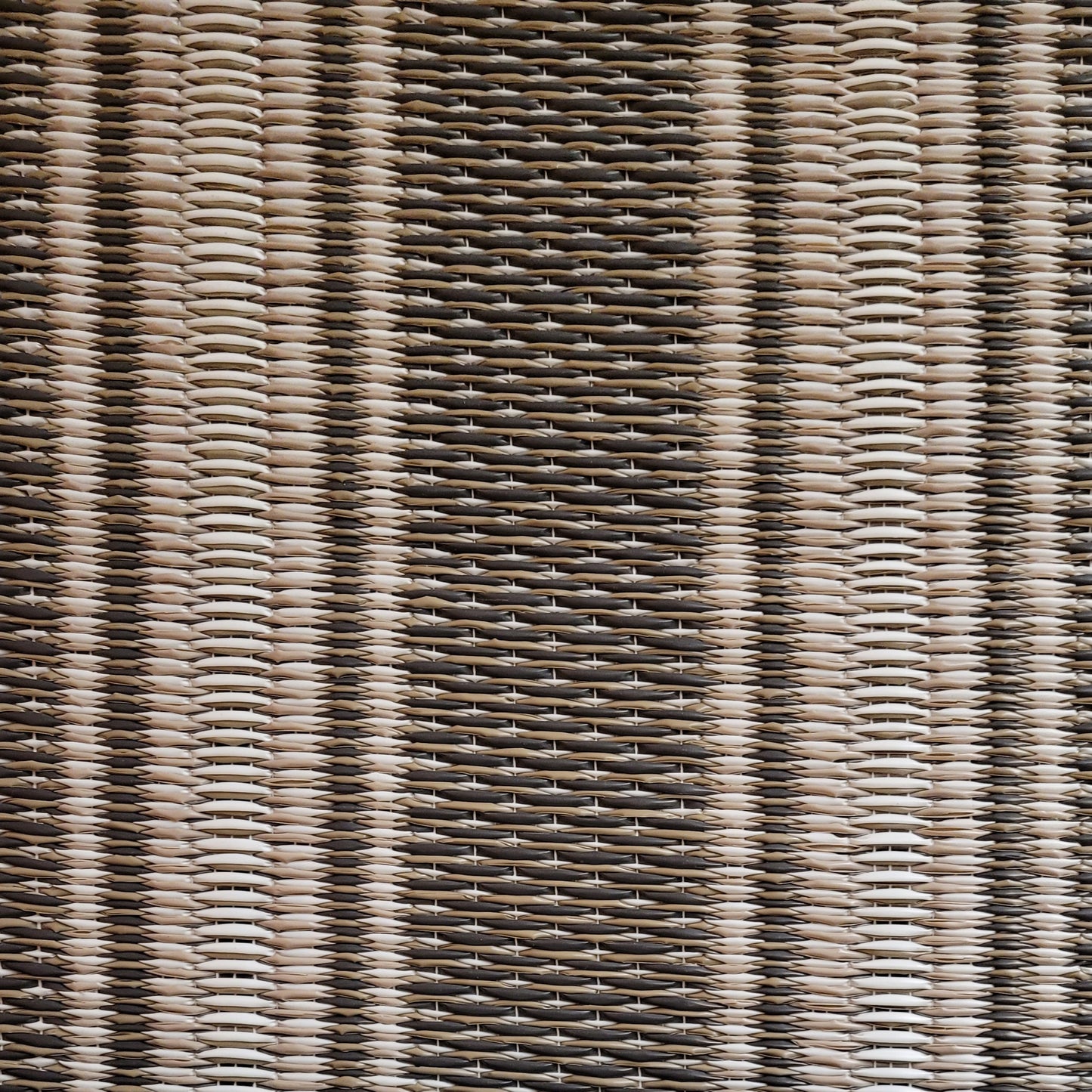 Vertical Stripe Beige Outdoor Mat